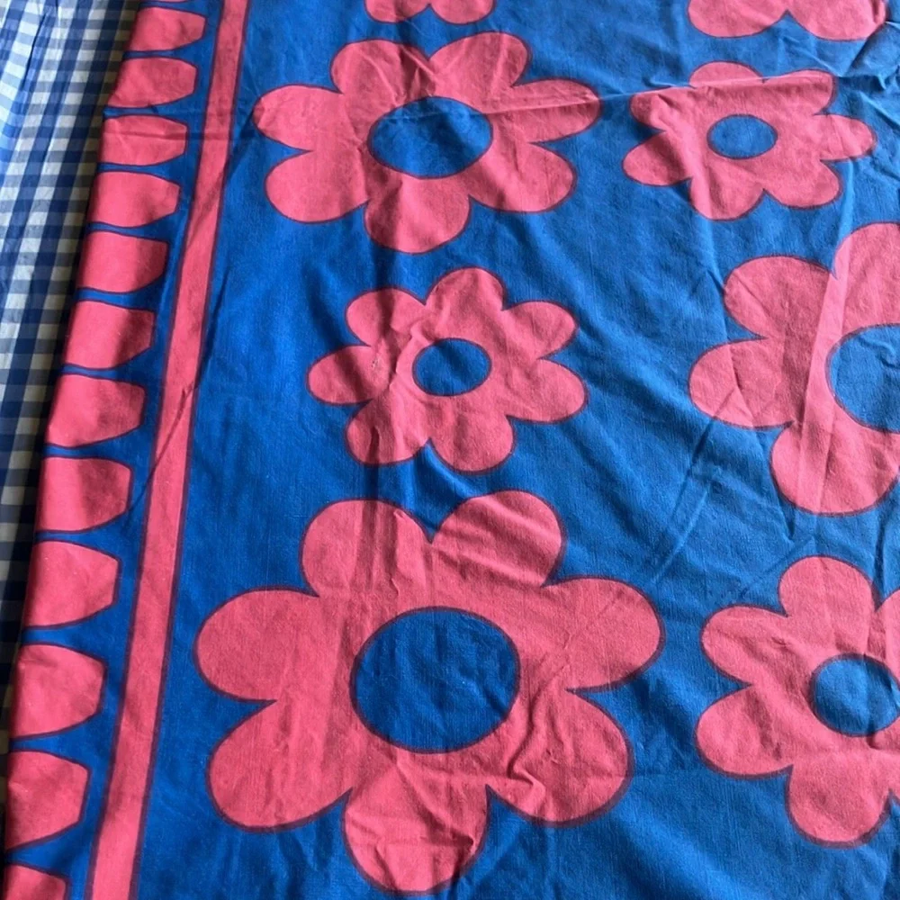 Cannon Royal Family Sunflower vintage mod floral twin fitted sheet